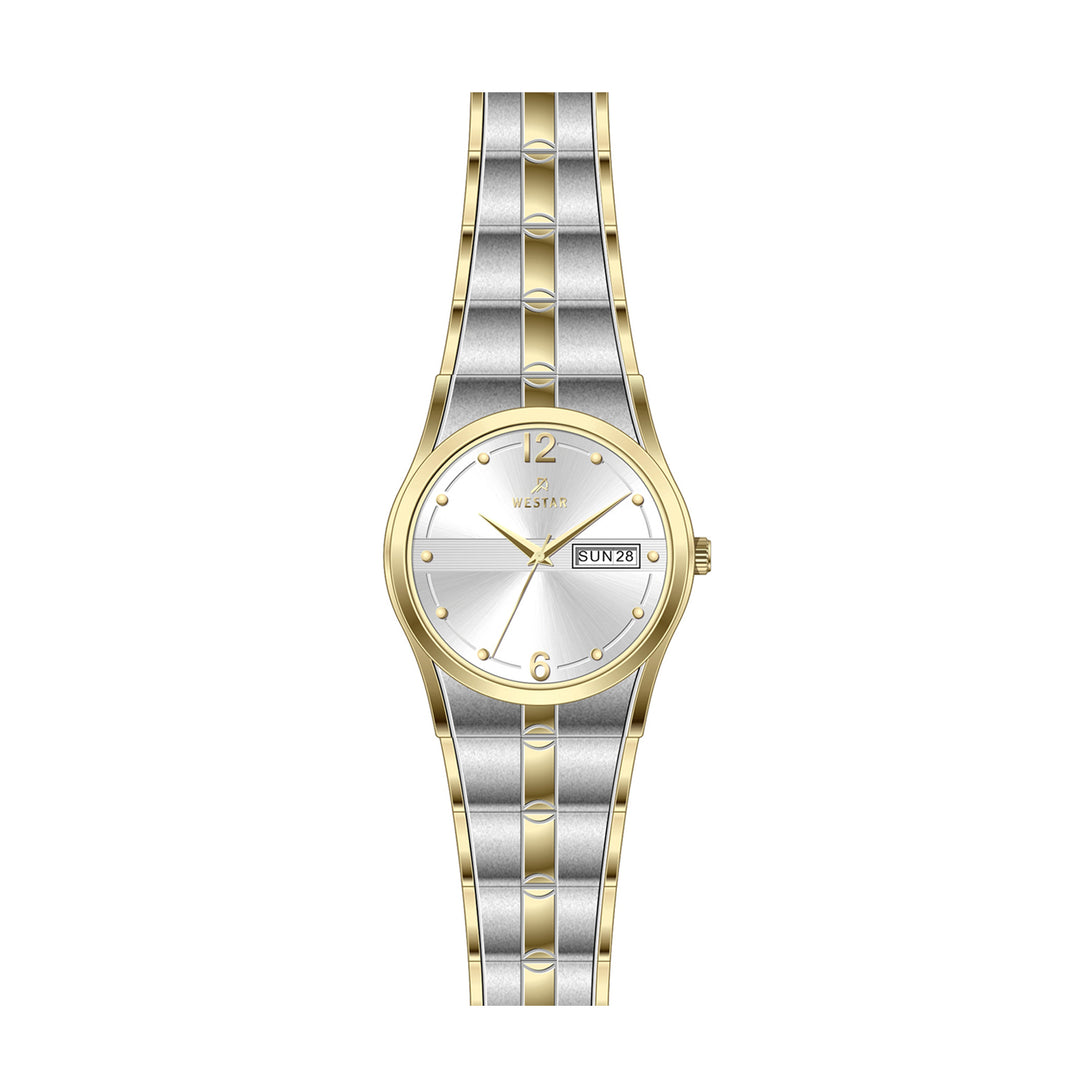 Westar Executive Ladies 25 mm Silver Dial Quartz Watch - EX6611CBN107
