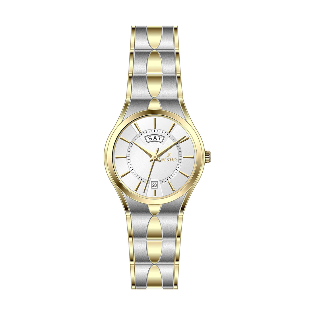 Westar Executive Ladies 25 mm Silver Dial Quartz Watch - EX6613CBN107