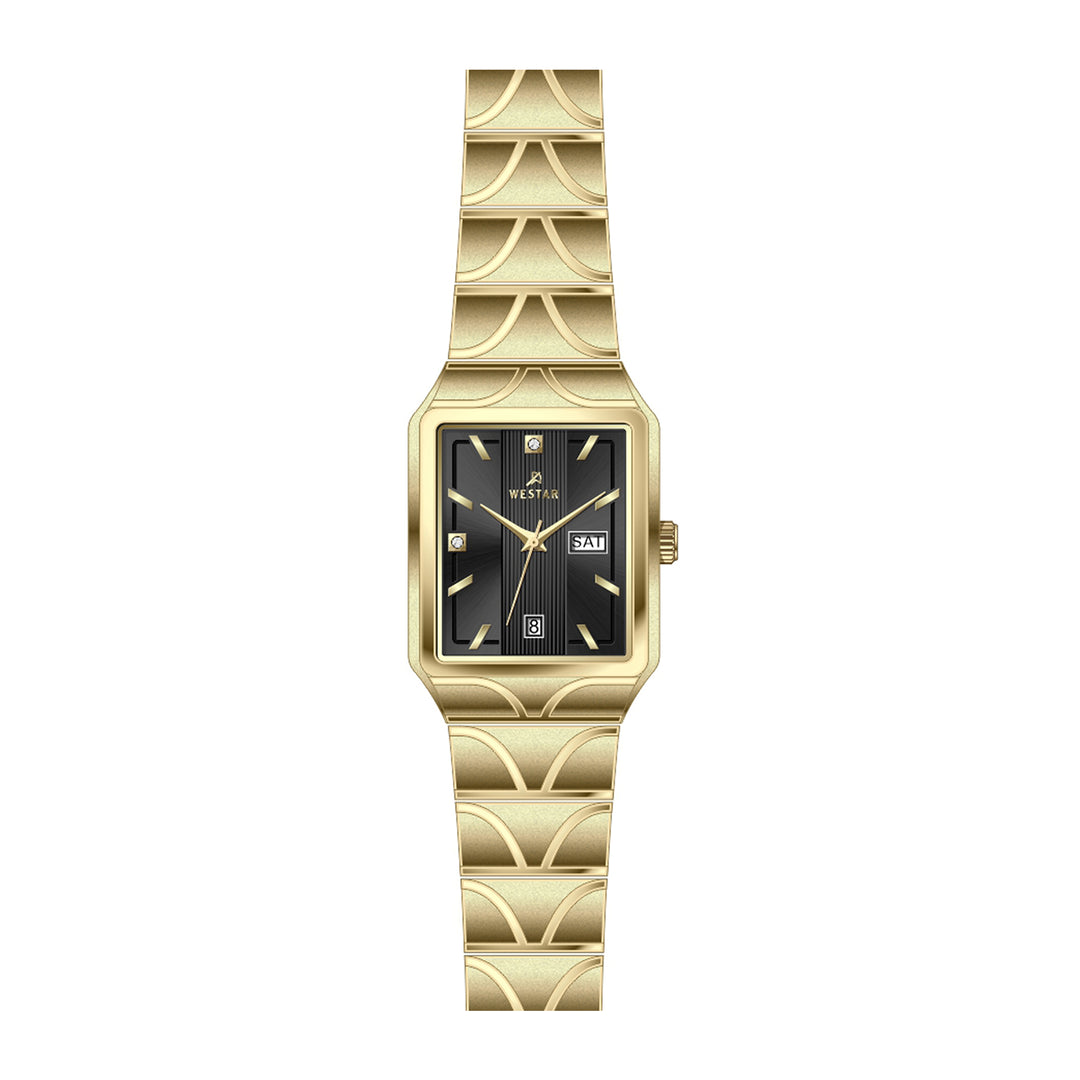 Westar Executive Ladies Black Dial Quartz Watch - EX6614GPN103