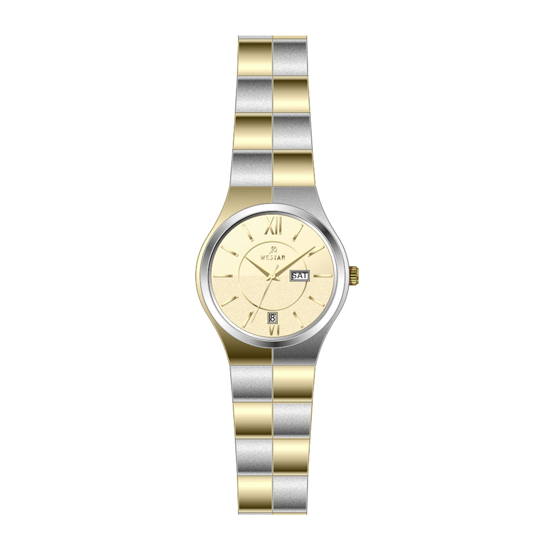 Westar Executive Ladies Light Champange Dial Quartz Watch - EX6615CBN102