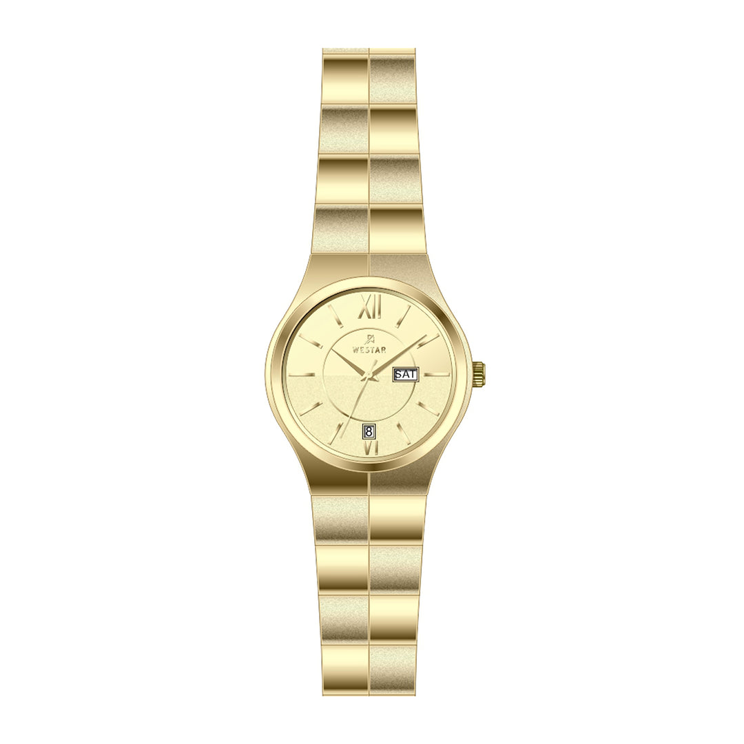 Westar Executive Ladies Light Champange Dial Quartz Watch - EX6615GPN102