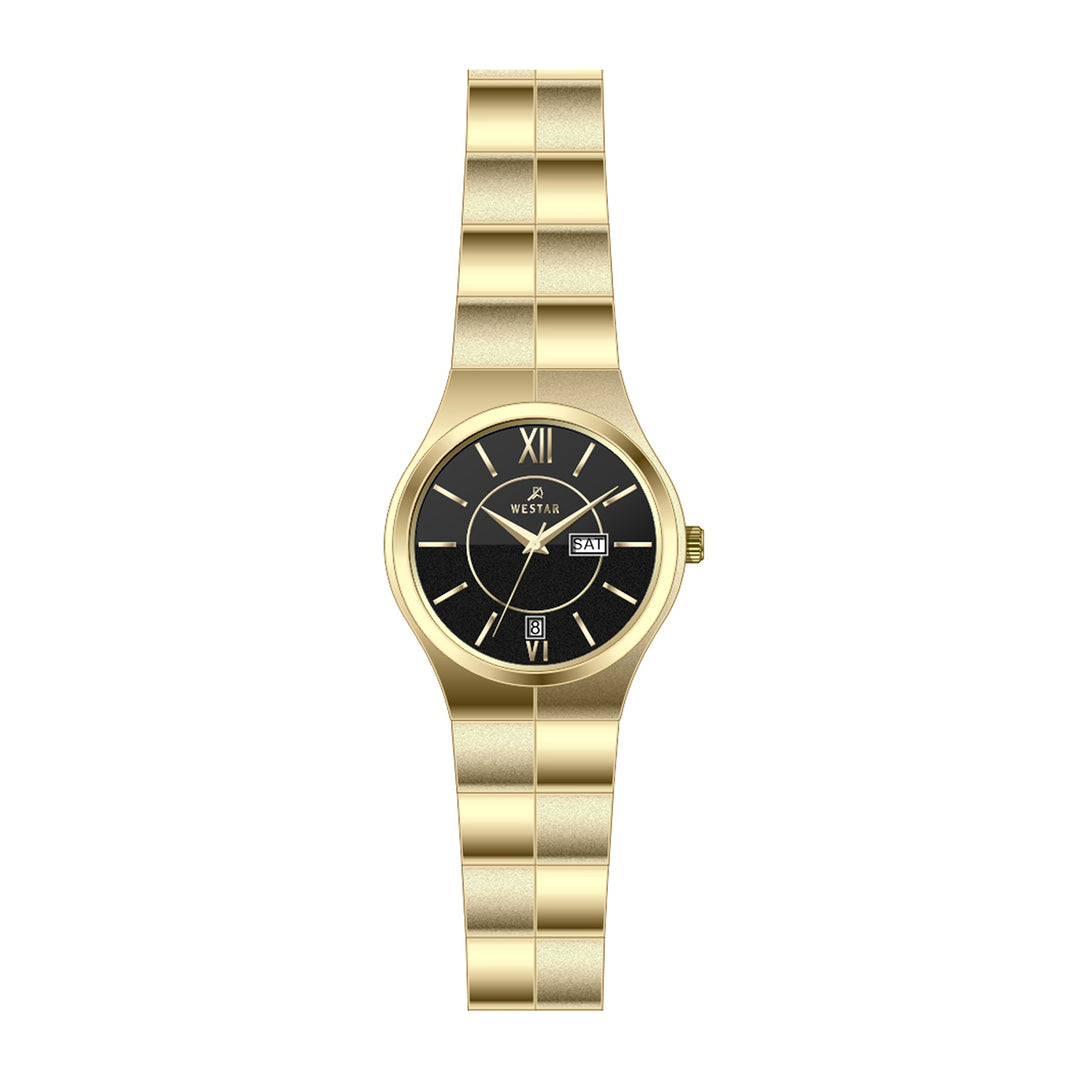 Westar Executive Ladies Black Dial Quartz Watch - EX6615GPN103