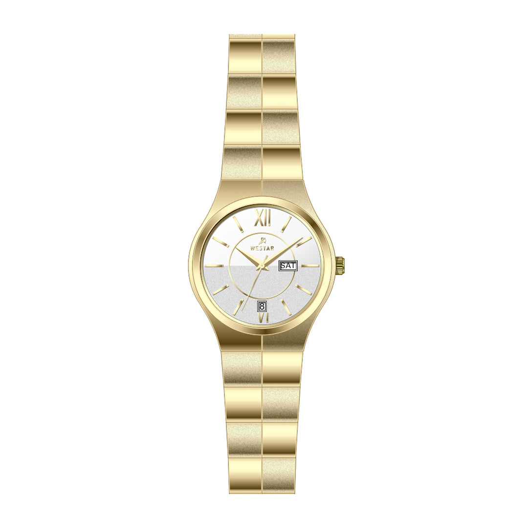 Westar Executive Ladies Silver Dial Quartz Watch - EX6615GPN107