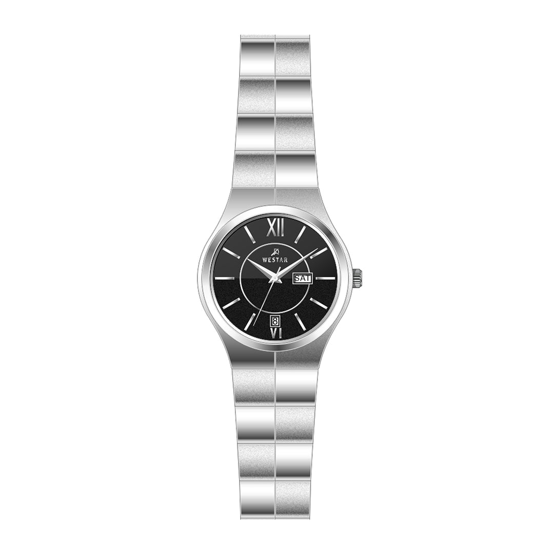 Westar Executive Ladies Black Dial Quartz Watch - EX6615STN103