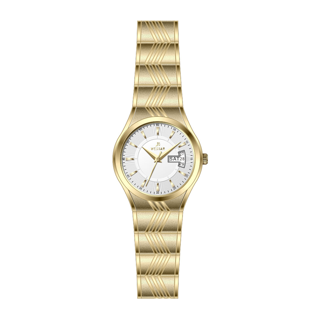 Westar Executive Ladies White Dial Quartz Watch - EX6616GPN101