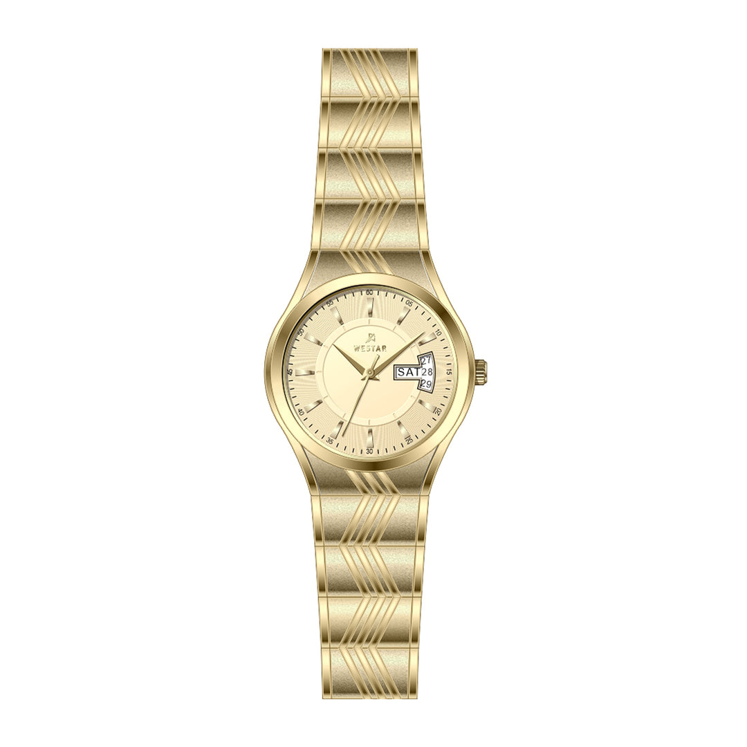 Westar Executive Ladies Dark Champagne Dial Quartz Watch - EX6616GPN108