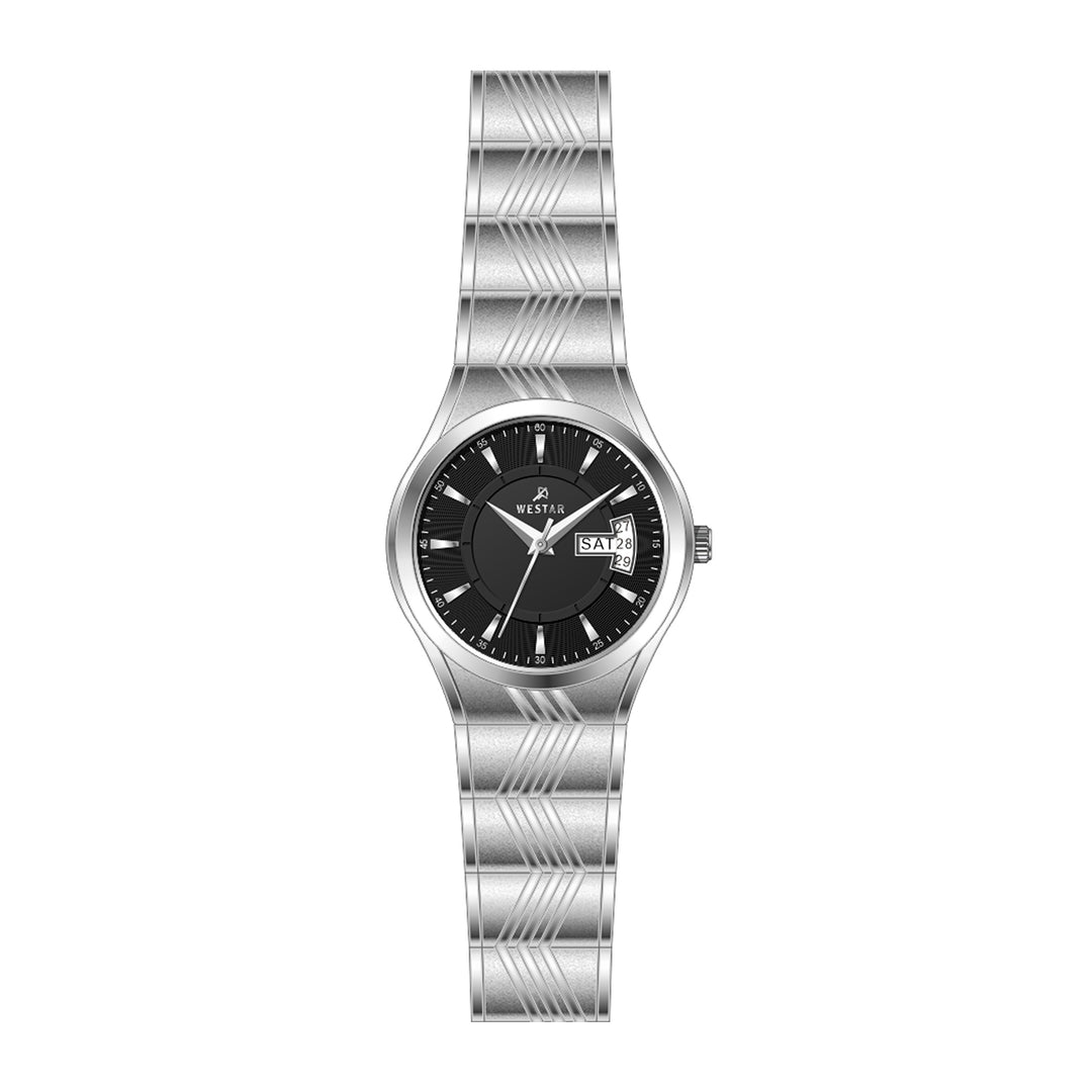 Westar Executive Ladies Black Dial Quartz Watch - EX6616STN103
