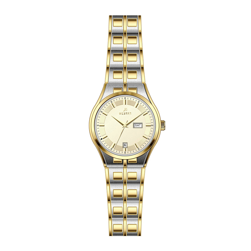 Westar Executive Ladies Light Champange Dial Quartz Watch - EX6617CBN102