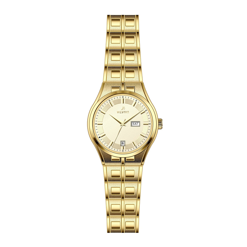 Westar Executive Ladies Light Champange Dial Quartz Watch - EX6617GPN102