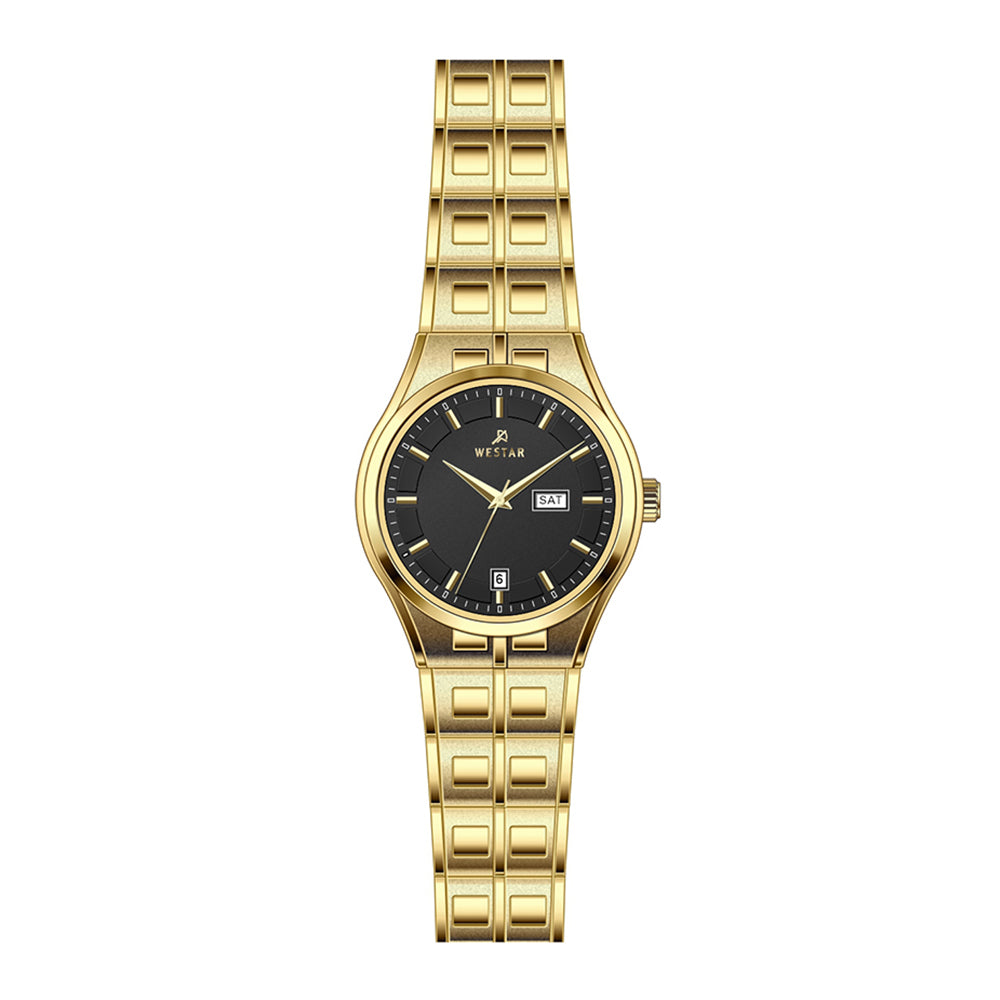 Westar Executive Ladies Black Dial Quartz Watch - EX6617GPN103