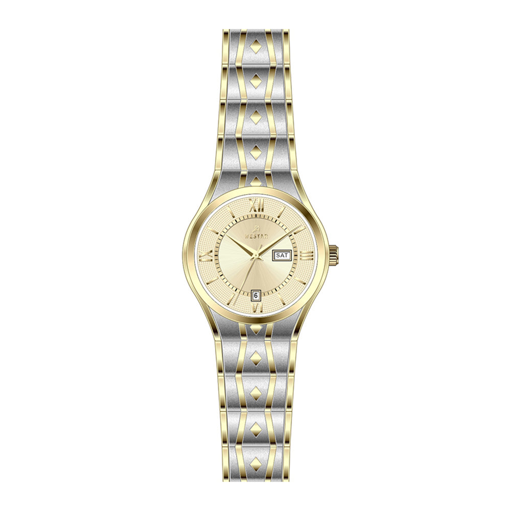 Westar Executive Ladies Light Champange Dial Quartz Watch - EX6619CBN102