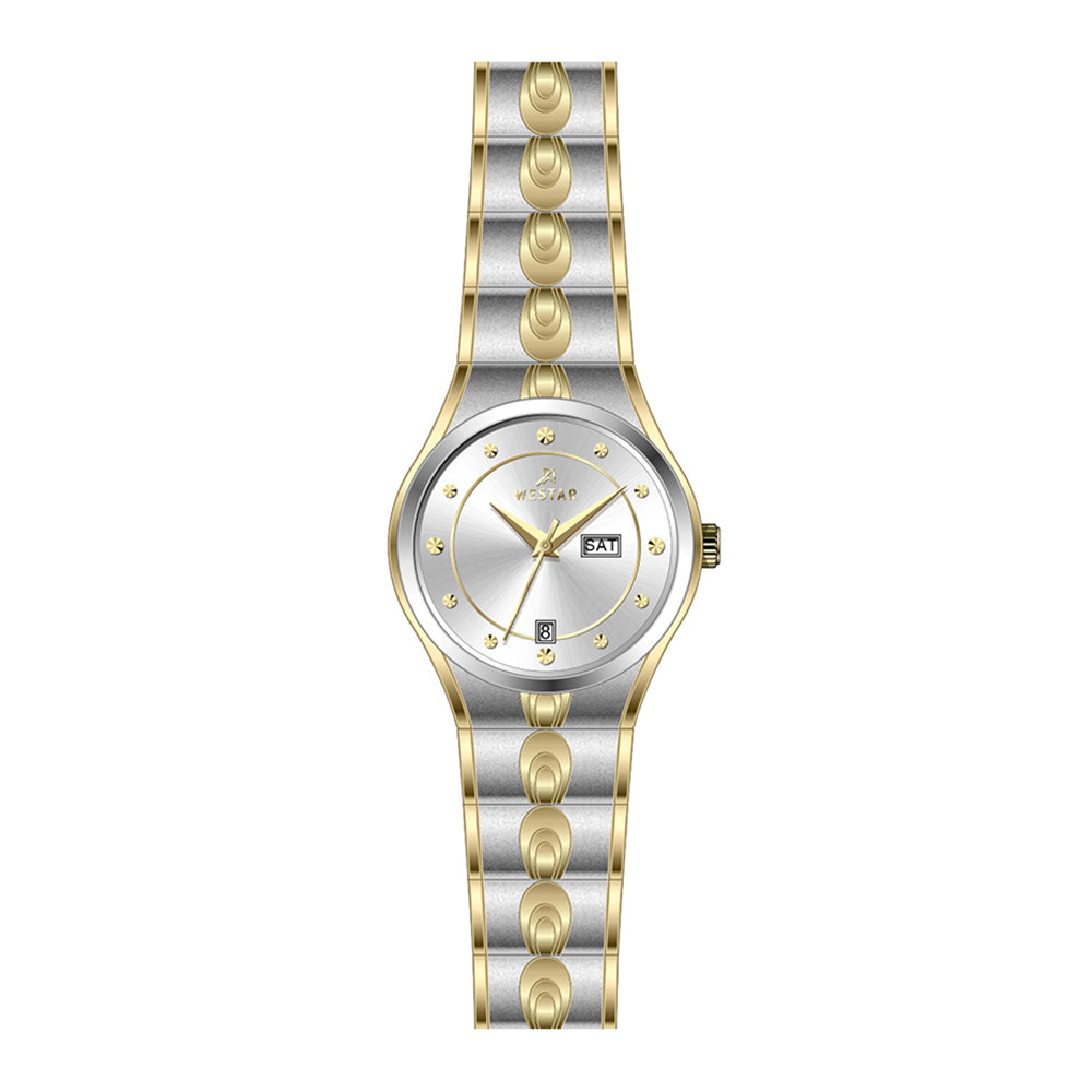 Westar Executive Ladies Silver Dial Quartz Watch - EX6620CBN107