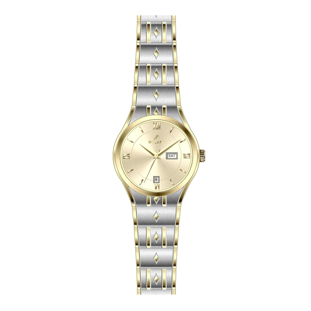 Westar Executive Ladies Light Champange Dial Quartz Watch - EX6621CBN102