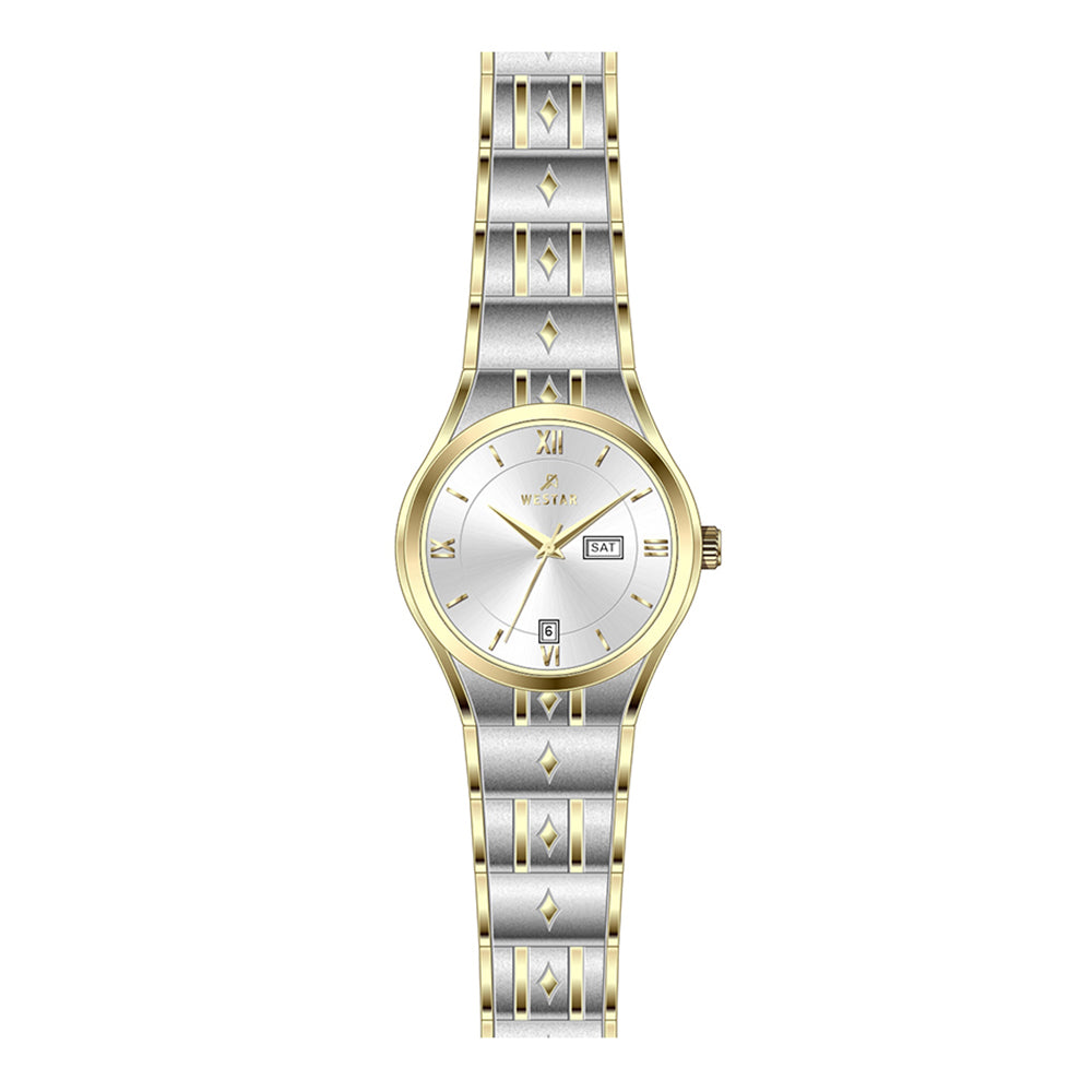 Westar Executive Ladies Silver Dial Quartz Watch - EX6621CBN107