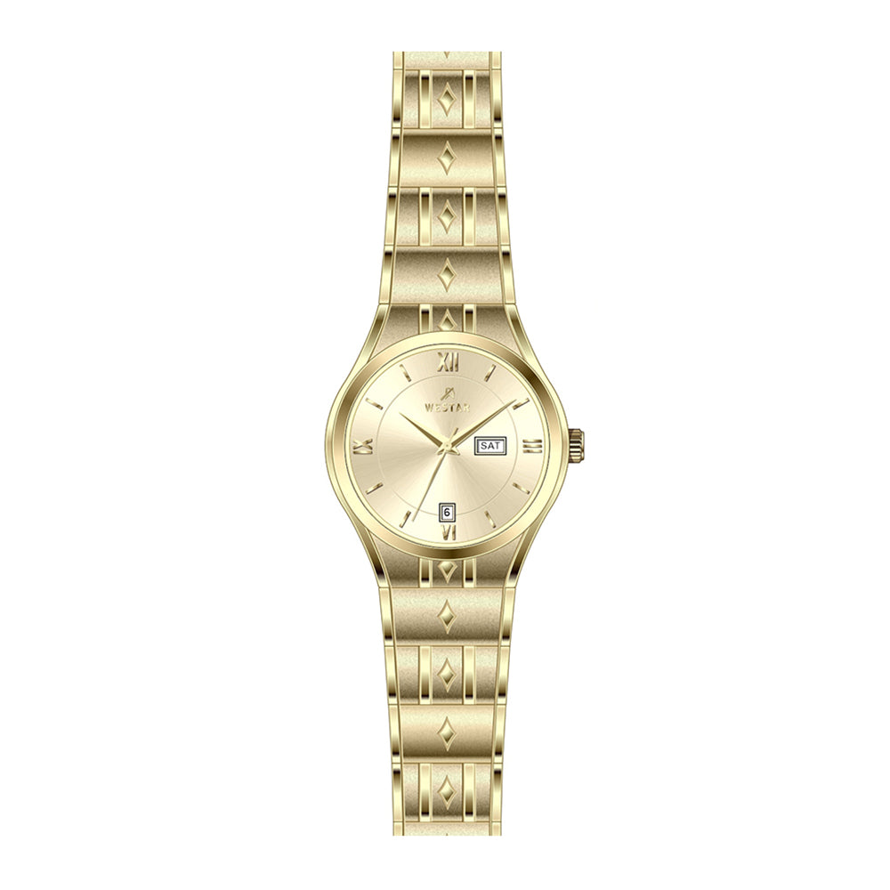 Westar Executive Ladies Light Champange Dial Quartz Watch - EX6621GPN102