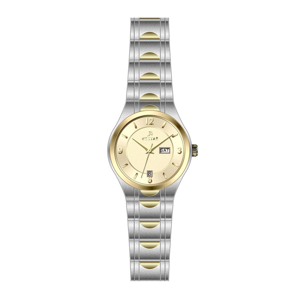 Westar Executive Ladies Light Champange Dial Quartz Watch - EX6622CBN102