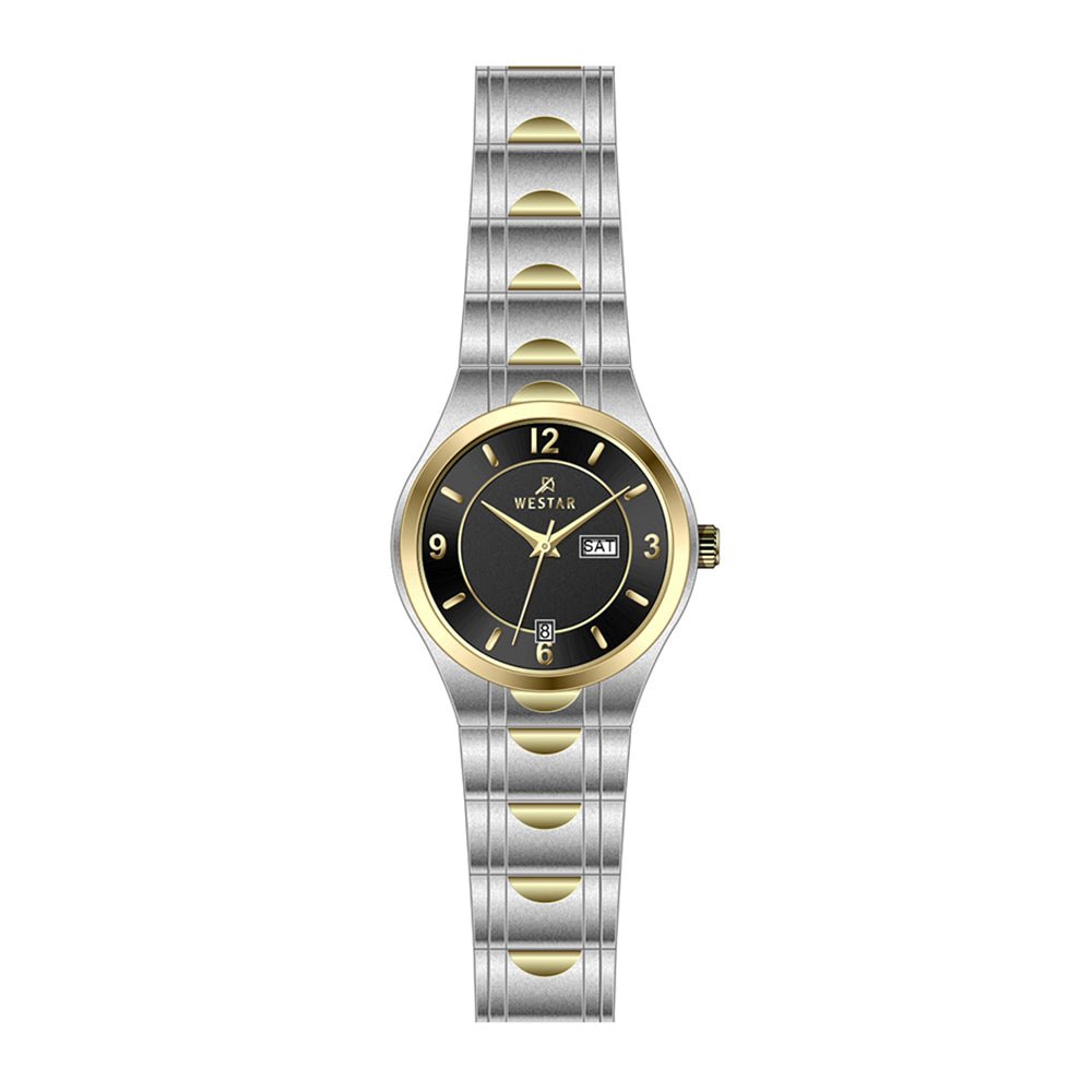 Westar Executive Ladies Black Dial Quartz Watch - EX6622CBN103