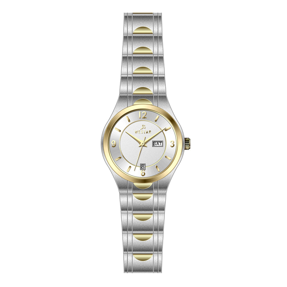 Westar Executive Ladies Silver Dial Quartz Watch - EX6622CBN107