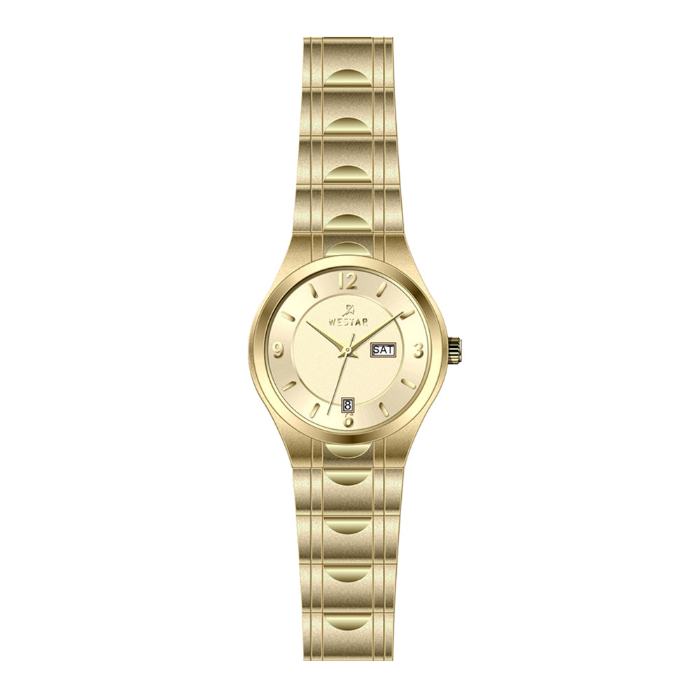 Westar Executive Ladies Light Champange Dial Quartz Watch - EX6622GPN102