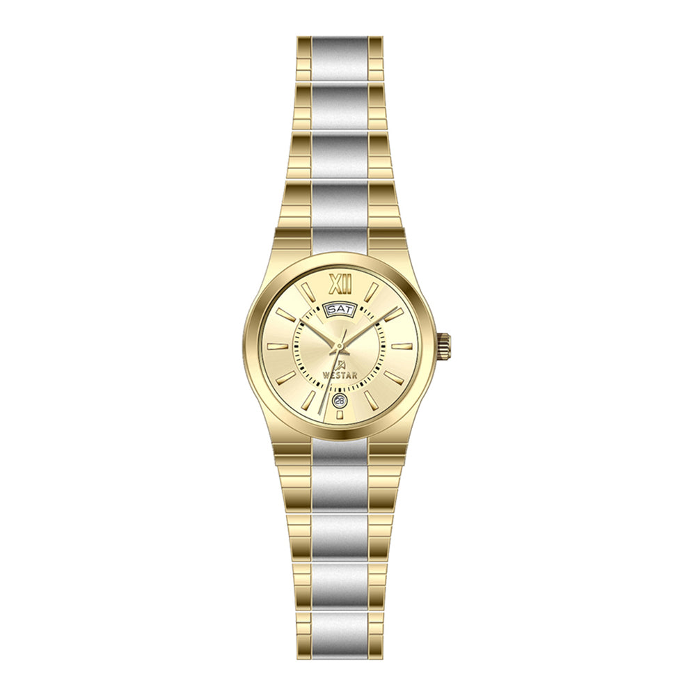 Westar Executive Ladies Light Champange Dial Quartz Watch - EX6623CBN102