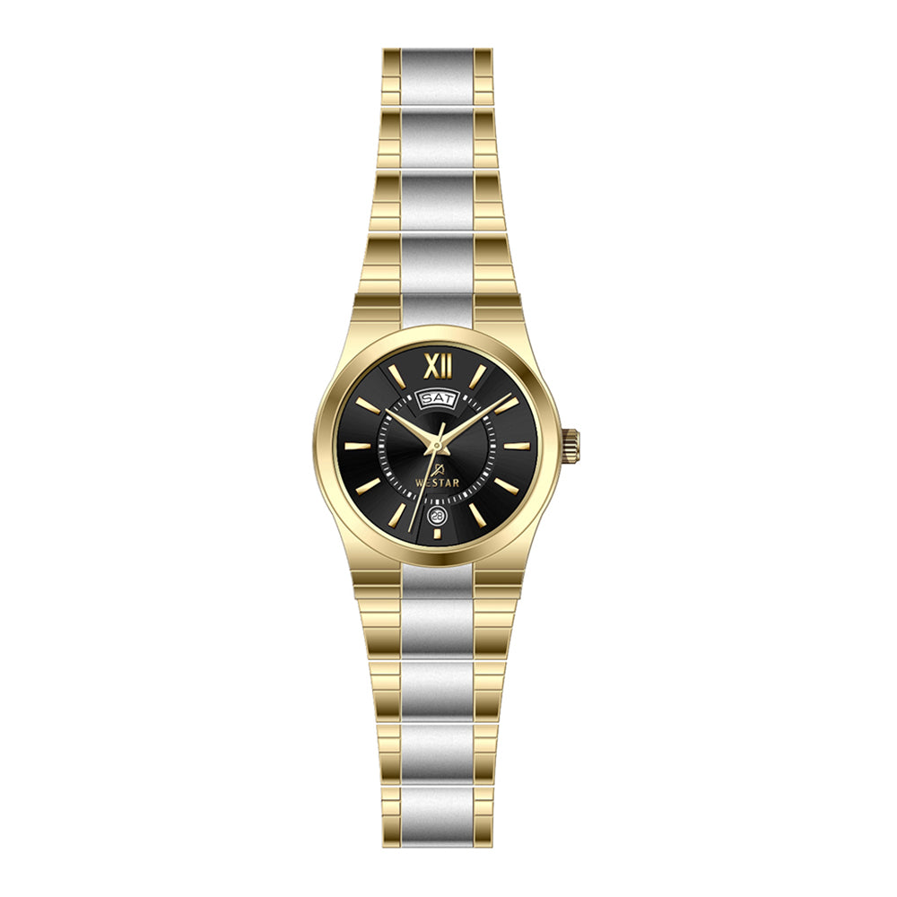 Westar Executive Ladies Black Dial Quartz Watch - EX6623CBN103