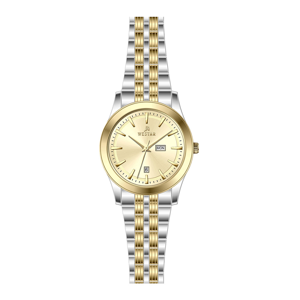 Westar Executive Ladies Light Champange Dial Quartz Watch - EX6624CBN102