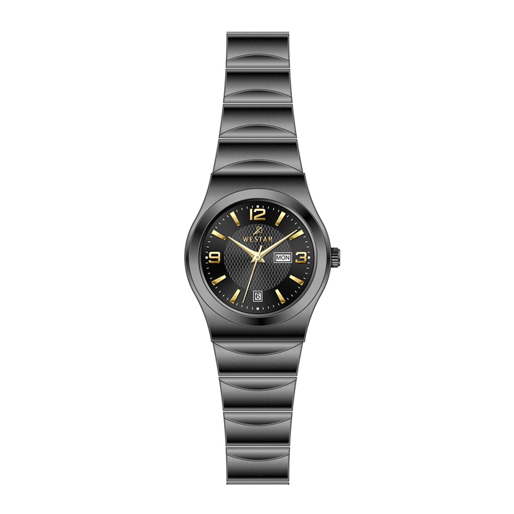 Westar Executive Ladies Black Dial Quartz Watch - EX6625BBN103