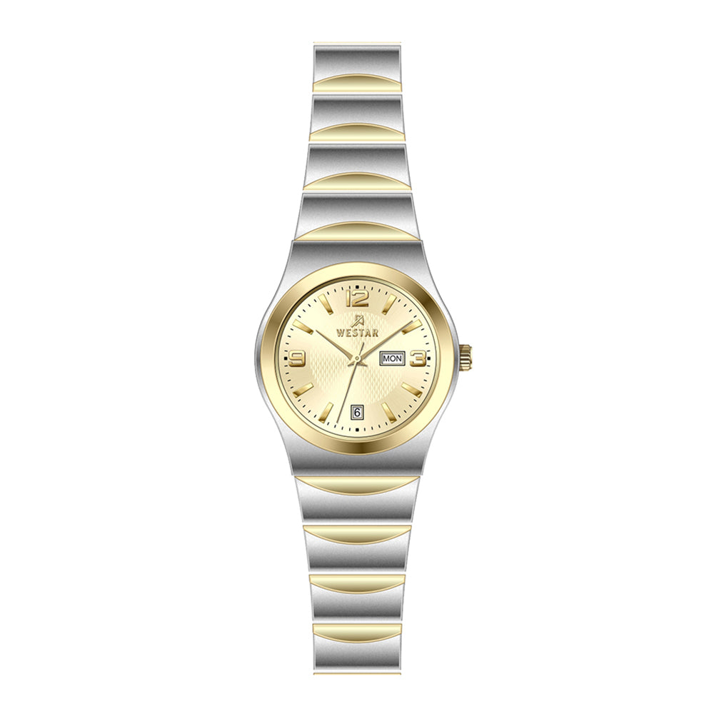 Westar Executive Ladies Light Champange Dial Quartz Watch - EX6625CBN102