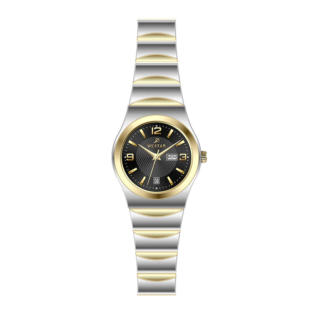 Westar Executive Ladies Black Dial Quartz Watch - EX6625CBN103