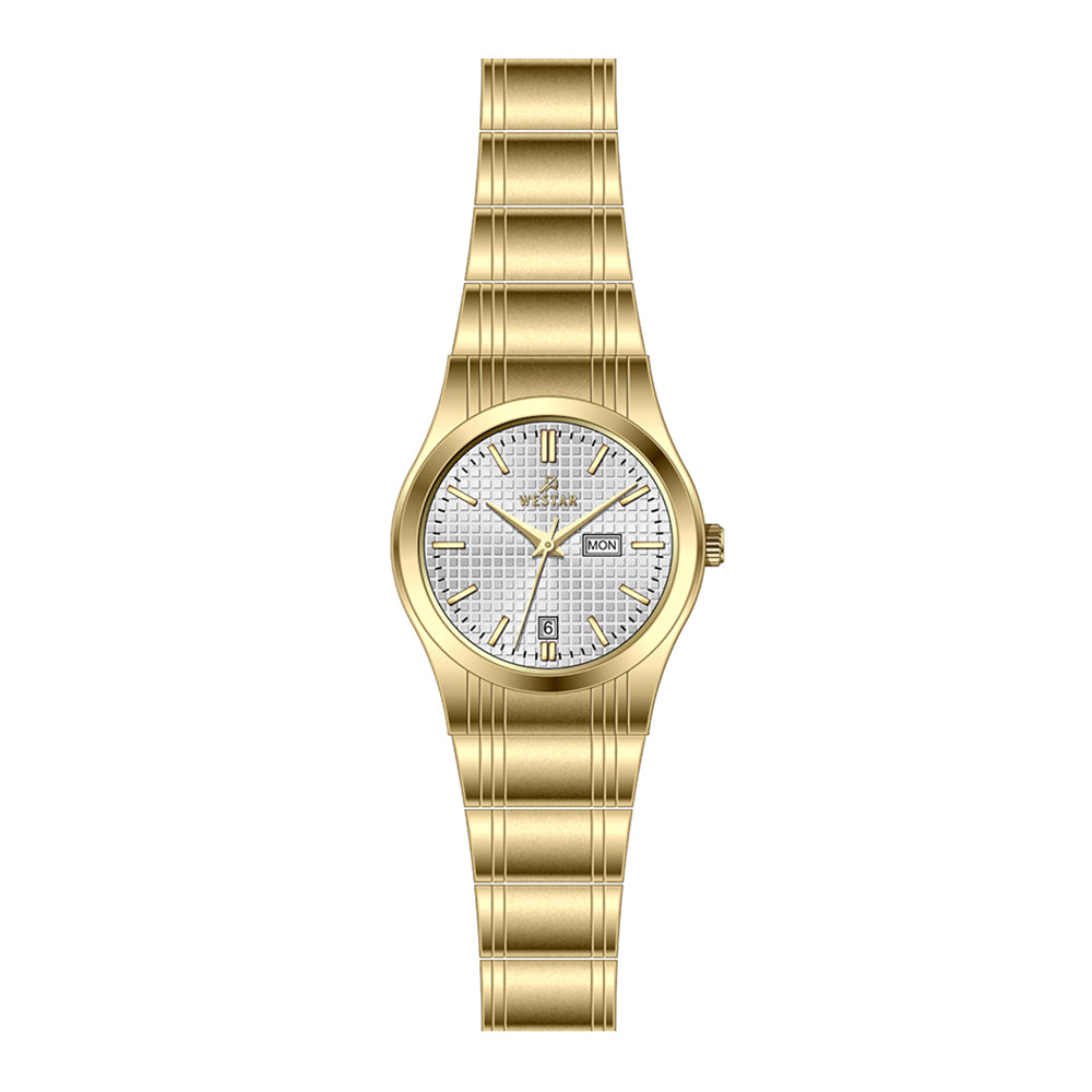 Westar Executive Ladies Silver Dial Quartz Watch - EX6626GPN107