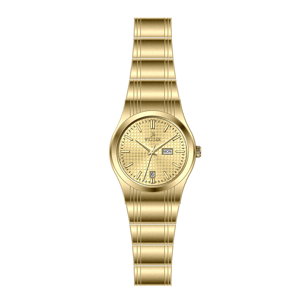 Westar Executive Ladies Dark Champagne Dial Quartz Watch - EX6626GPN108