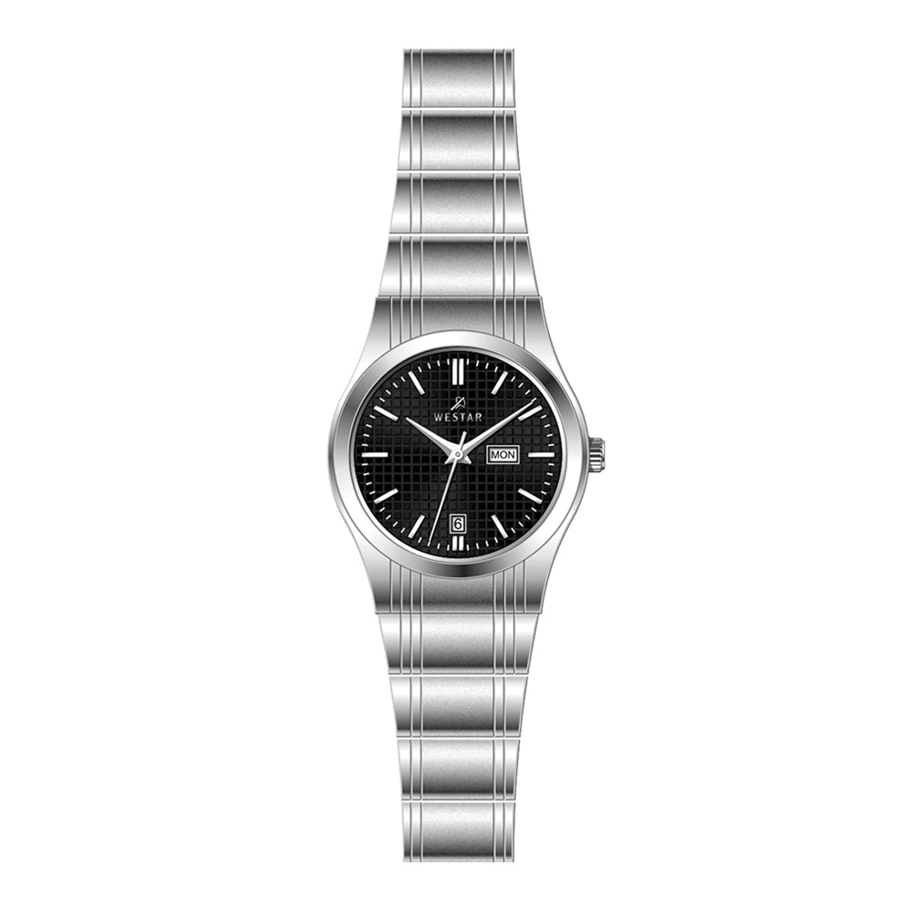 Westar Executive Ladies Black Dial Quartz Watch - EX6626STN103