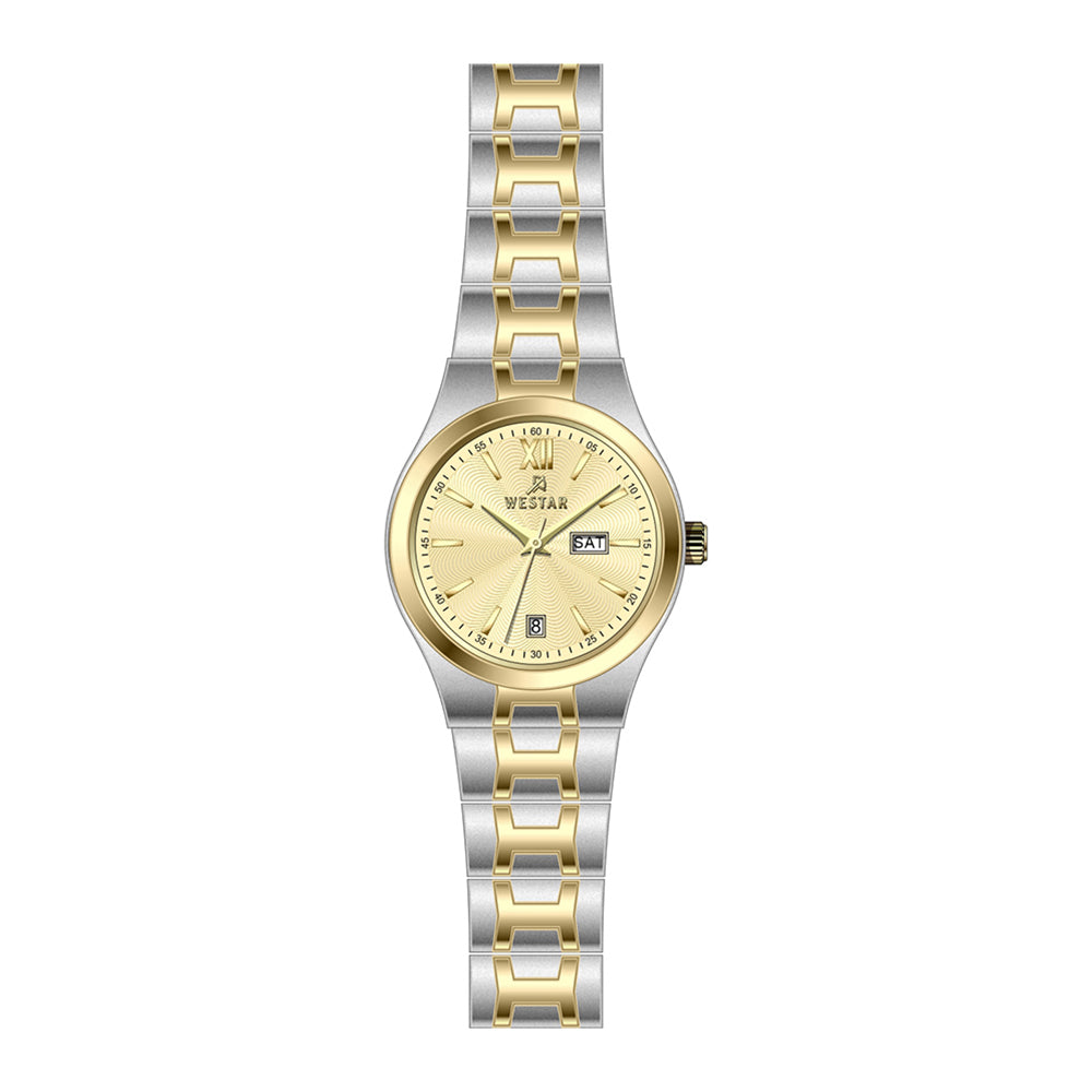 Westar Executive Ladies Light Champange Dial Quartz Watch - EX6627CBN102