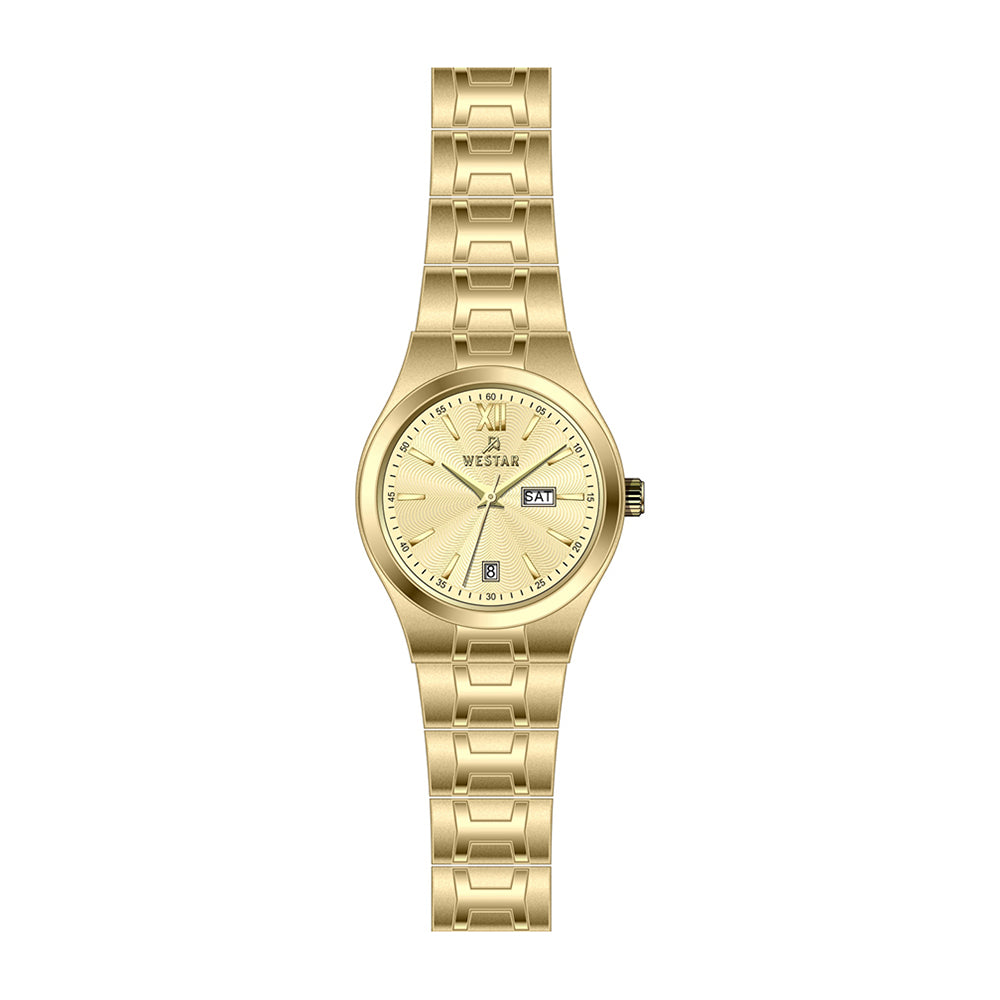 Westar Executive Ladies Light Champange Dial Quartz Watch - EX6627GPN102