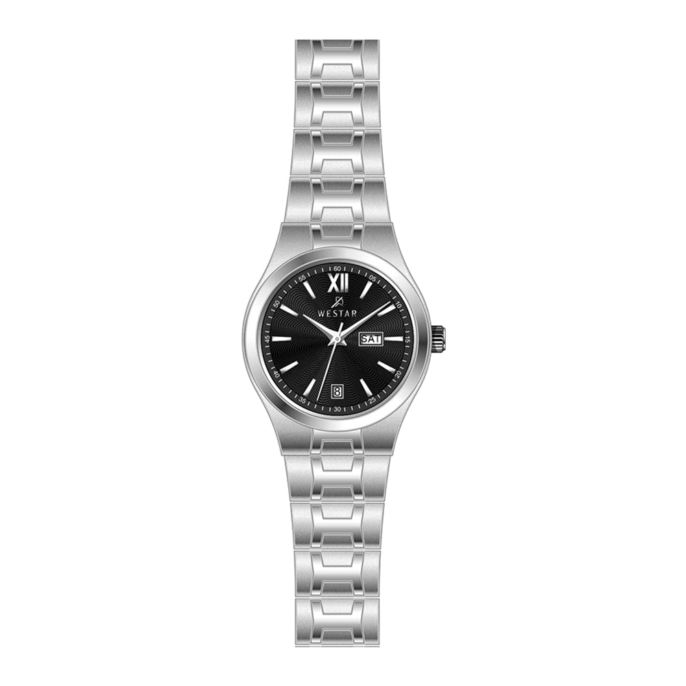 Westar Executive Ladies Black Dial Quartz Watch - EX6627STN103