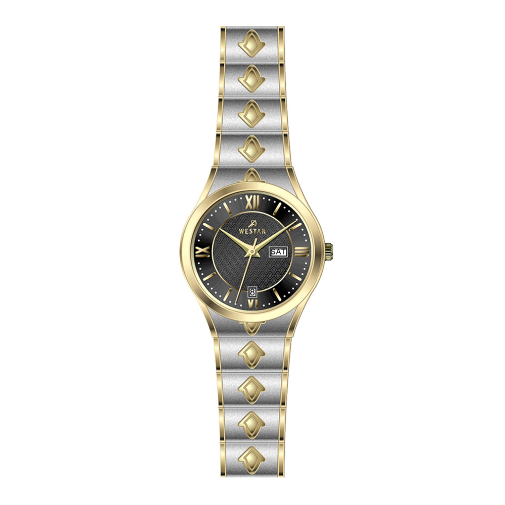 Westar Executive Ladies Black Dial Quartz Watch - EX6629CBN103