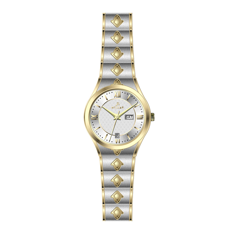 Westar Executive Ladies Silver Dial Quartz Watch - EX6629CBN107