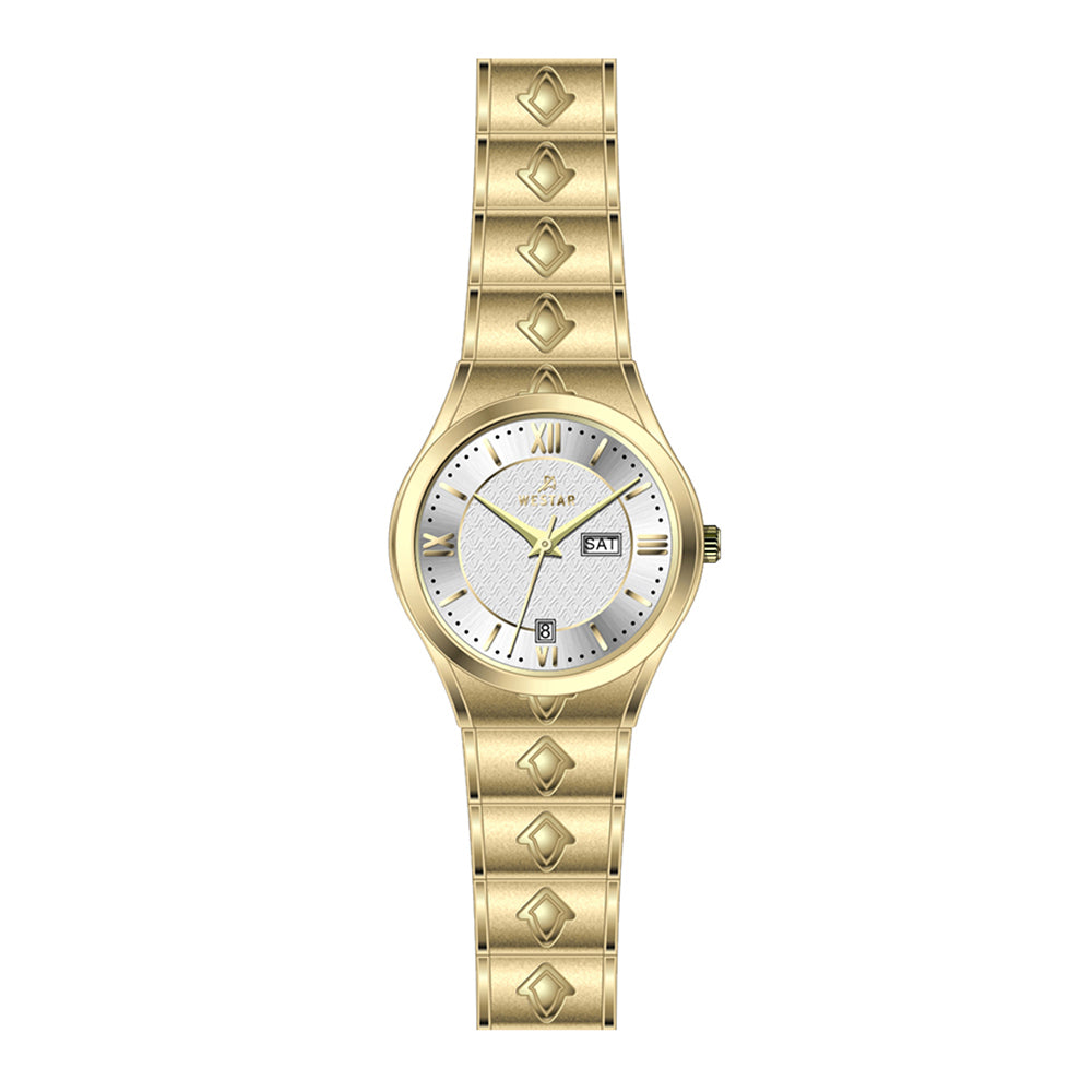 Westar Executive Ladies Silver Dial Quartz Watch - EX6629GPN107