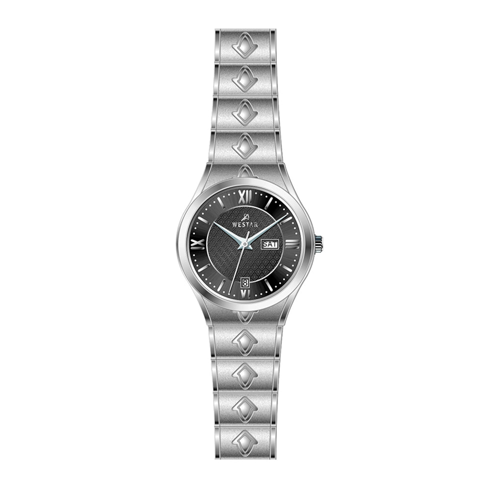 Westar Executive Ladies Black Dial Quartz Watch - EX6629STN103