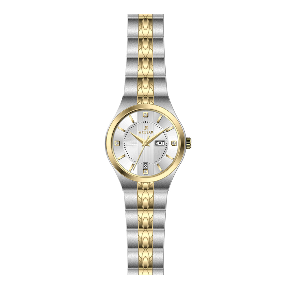 Westar Executive Ladies Silver Dial Quartz Watch - EX6630CBN107