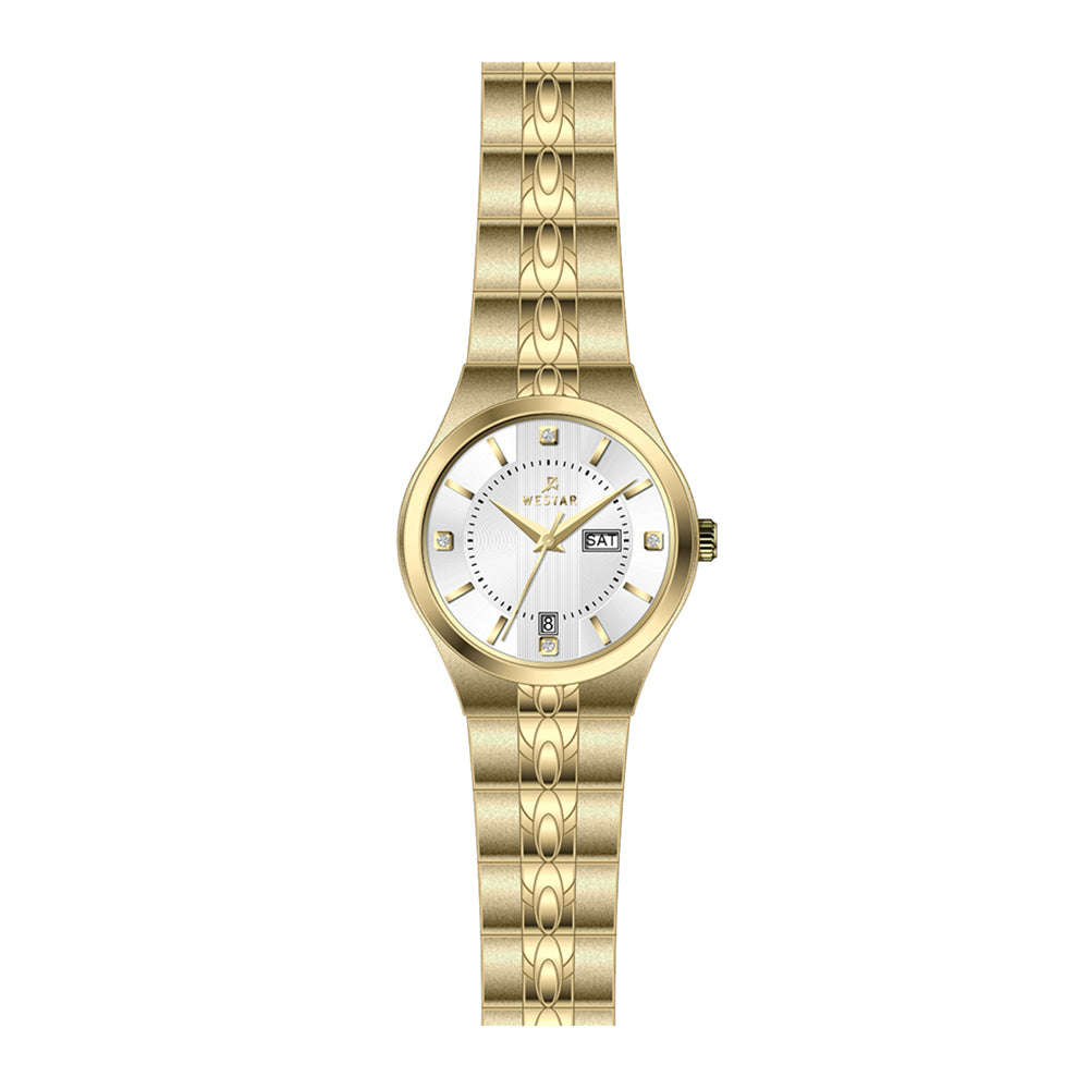 Westar Executive Ladies White Dial Quartz Watch - EX6630GPN101