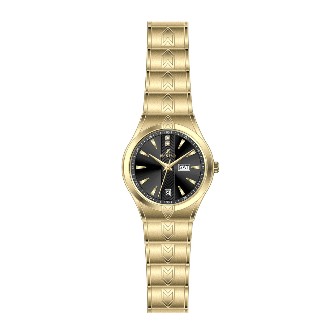 Westar Executive Ladies Black Dial Quartz Watch - EX6632GPN103