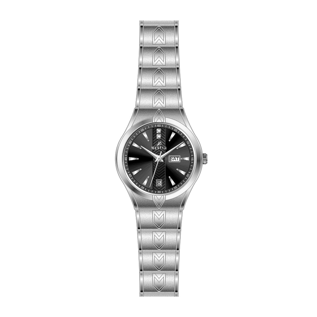 Westar Executive Ladies Black Dial Quartz Watch - EX6632STN103