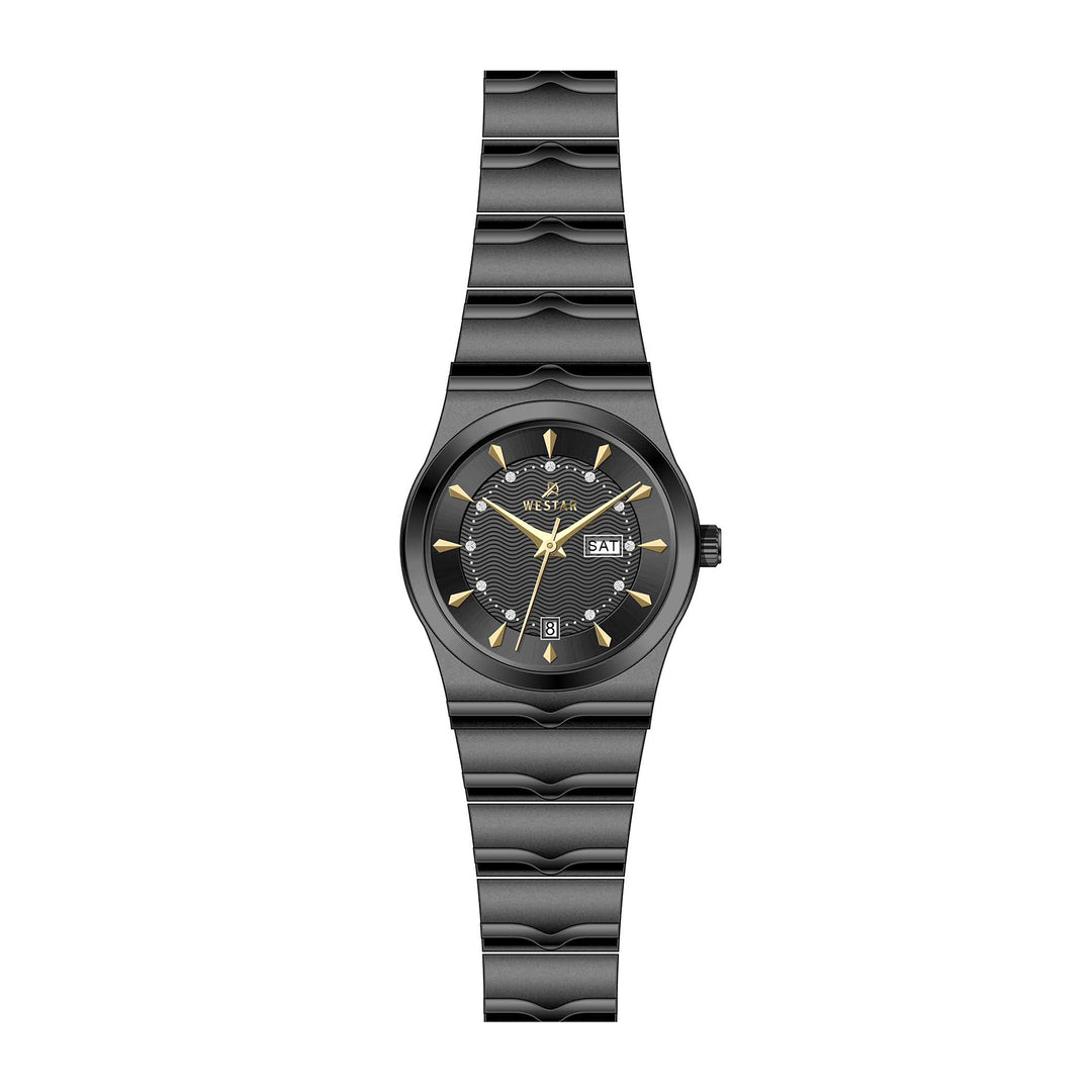 Westar Executive Ladies Black Dial Quartz Watch - EX6634BBN103