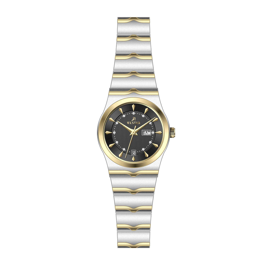 Westar Executive Ladies Black Dial Quartz Watch - EX6634CBN103