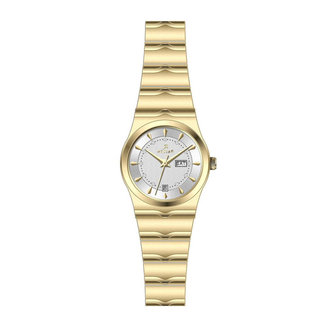 Westar Executive Ladies White Dial Quartz Watch - EX6634GPN101