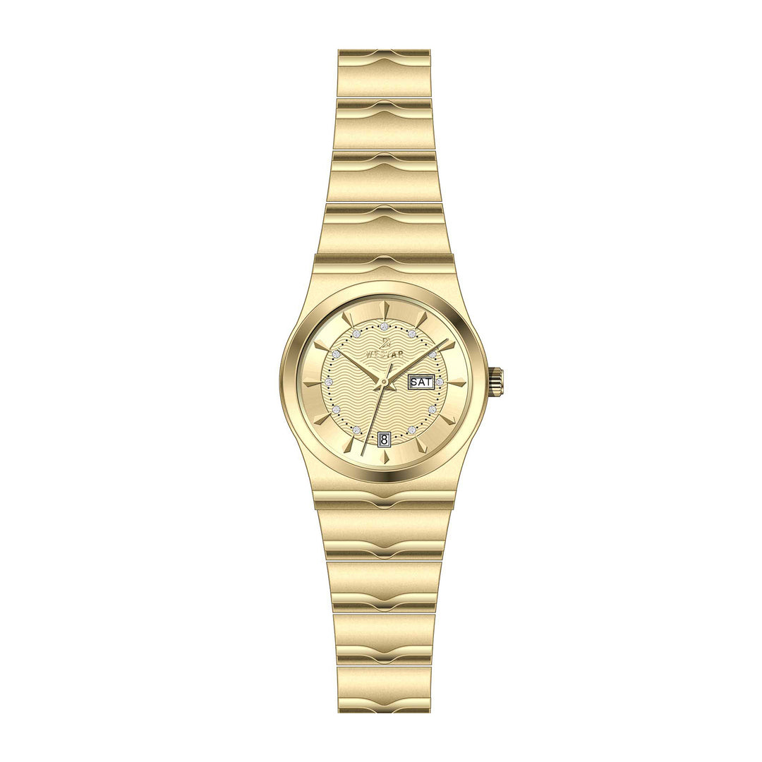 Westar Executive Ladies Dark Champagne Dial Quartz Watch - EX6634GPN108
