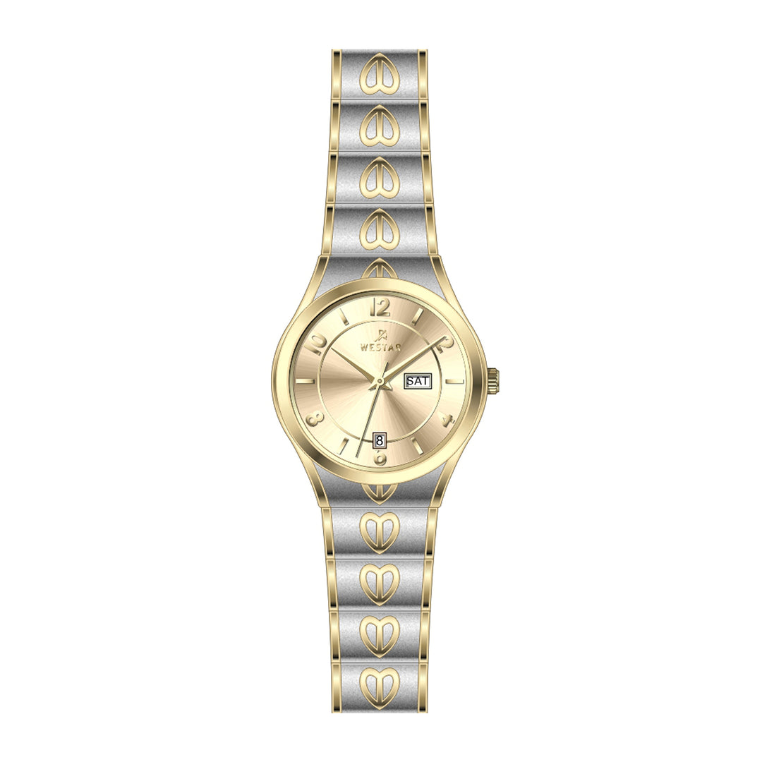 Westar Executive Ladies Light Champange Dial Quartz Watch - EX6635CBN102