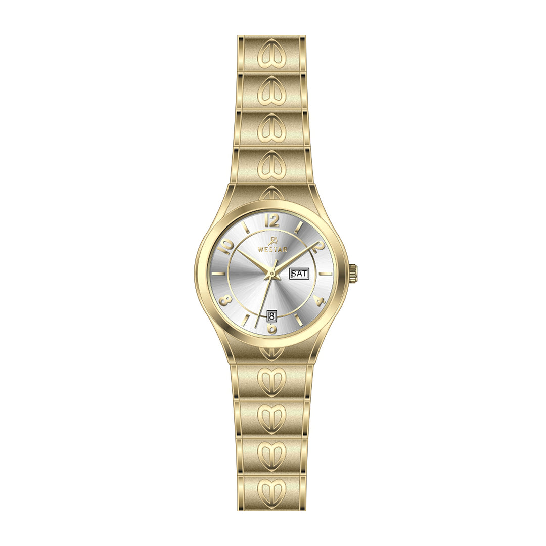 Westar Executive Ladies White Dial Quartz Watch - EX6635GPN101