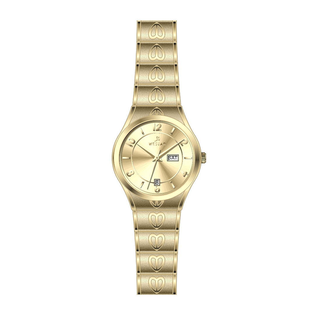 Westar Executive Ladies Light Champange Dial Quartz Watch - EX6635GPN102